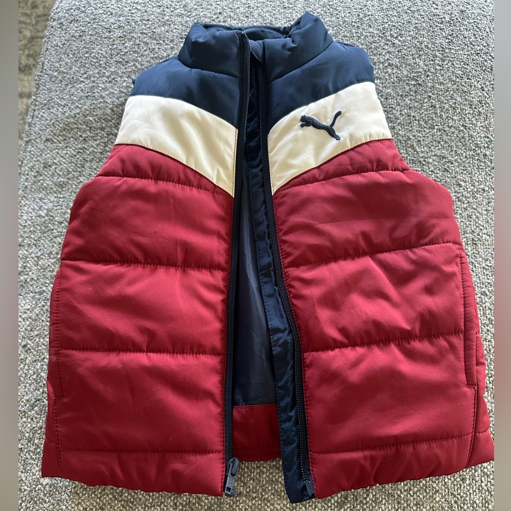 Puma Kids Two-Tone Puffer Vest